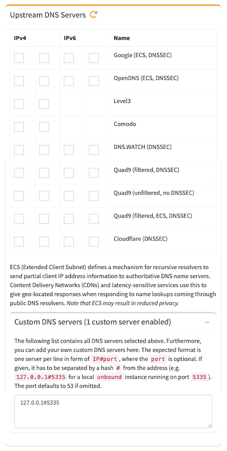 simple dns plus dns blacklist